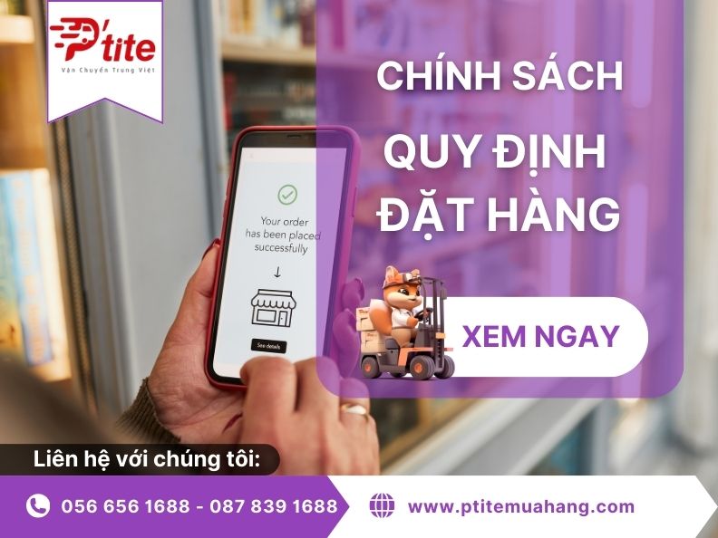 Chính sách và Quy định đặt hàng tại ptite