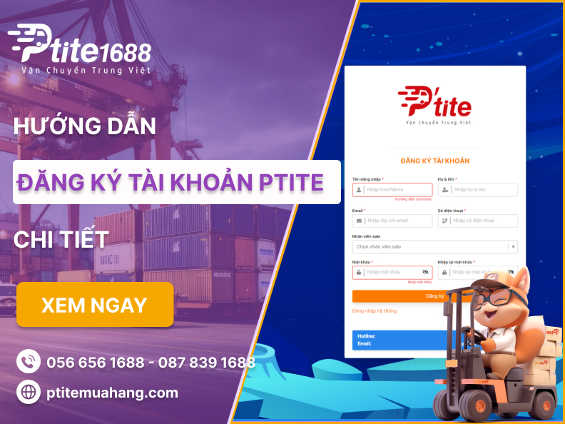 Hướng dẫn tạo tài khoản Ptite