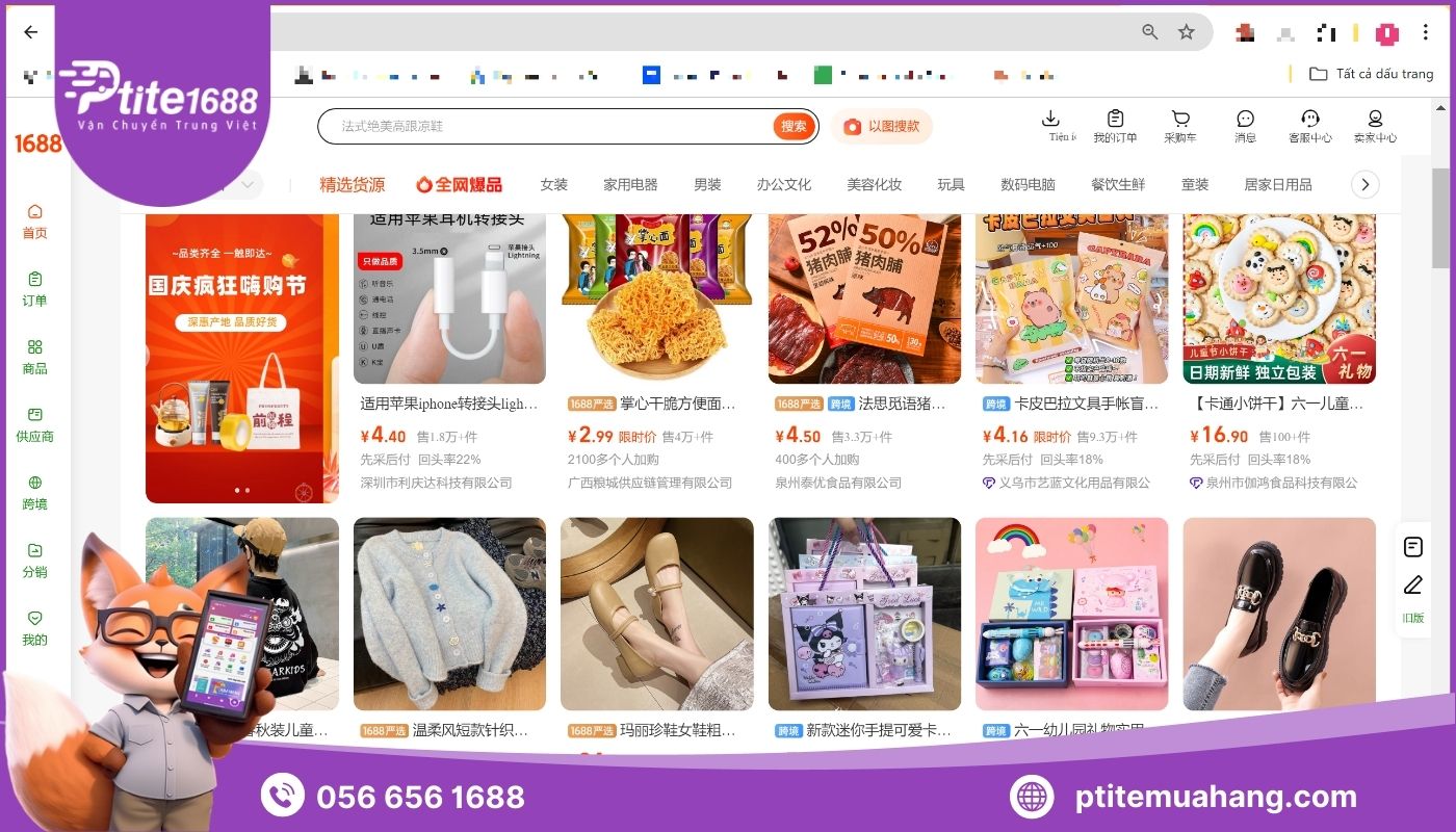 Nhập hàng quảng châu trên các web mua hàng trung quốc