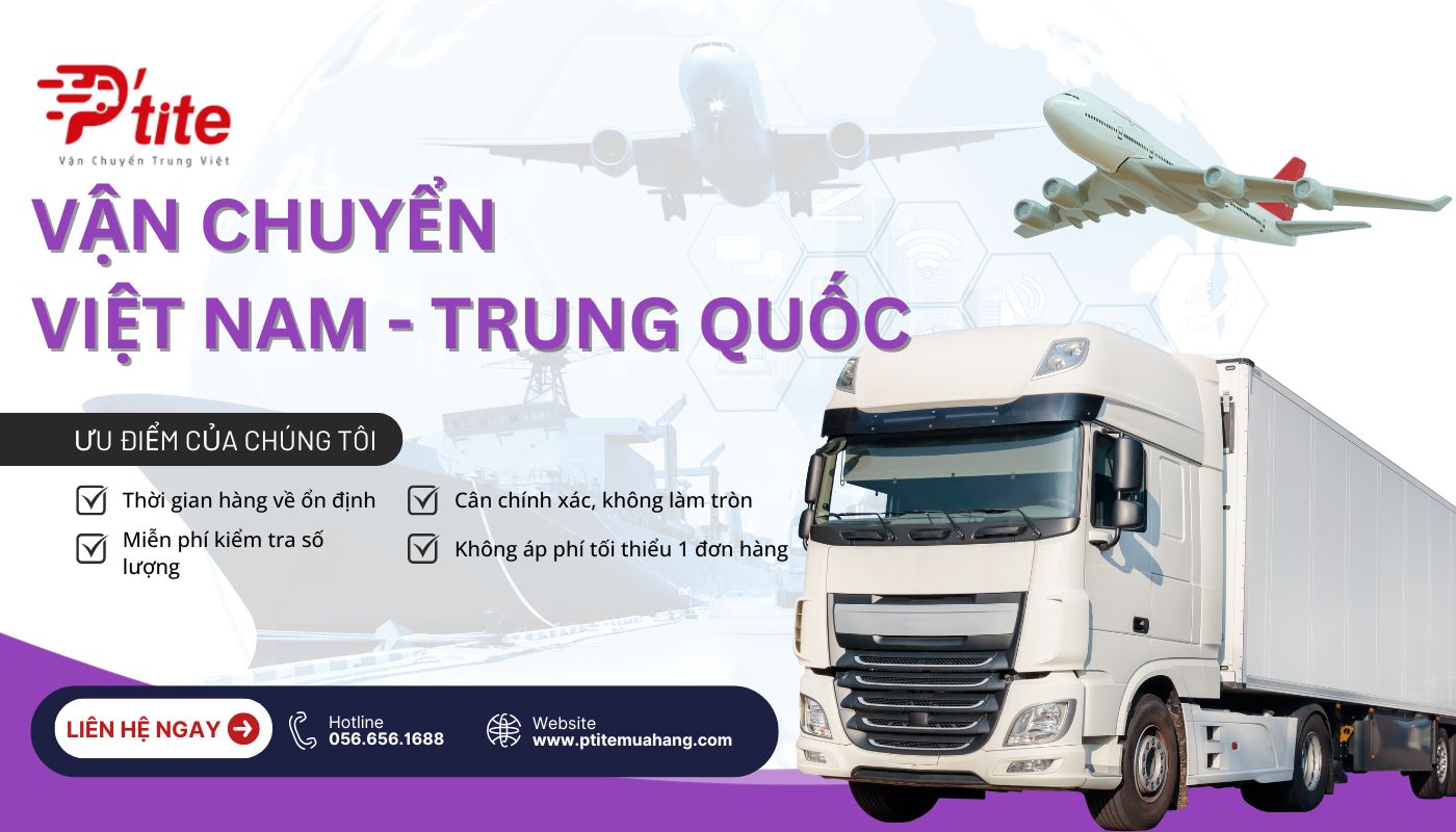 P'tite nhận ký gửi hàng từ Hà Nội sang Trung Quốc